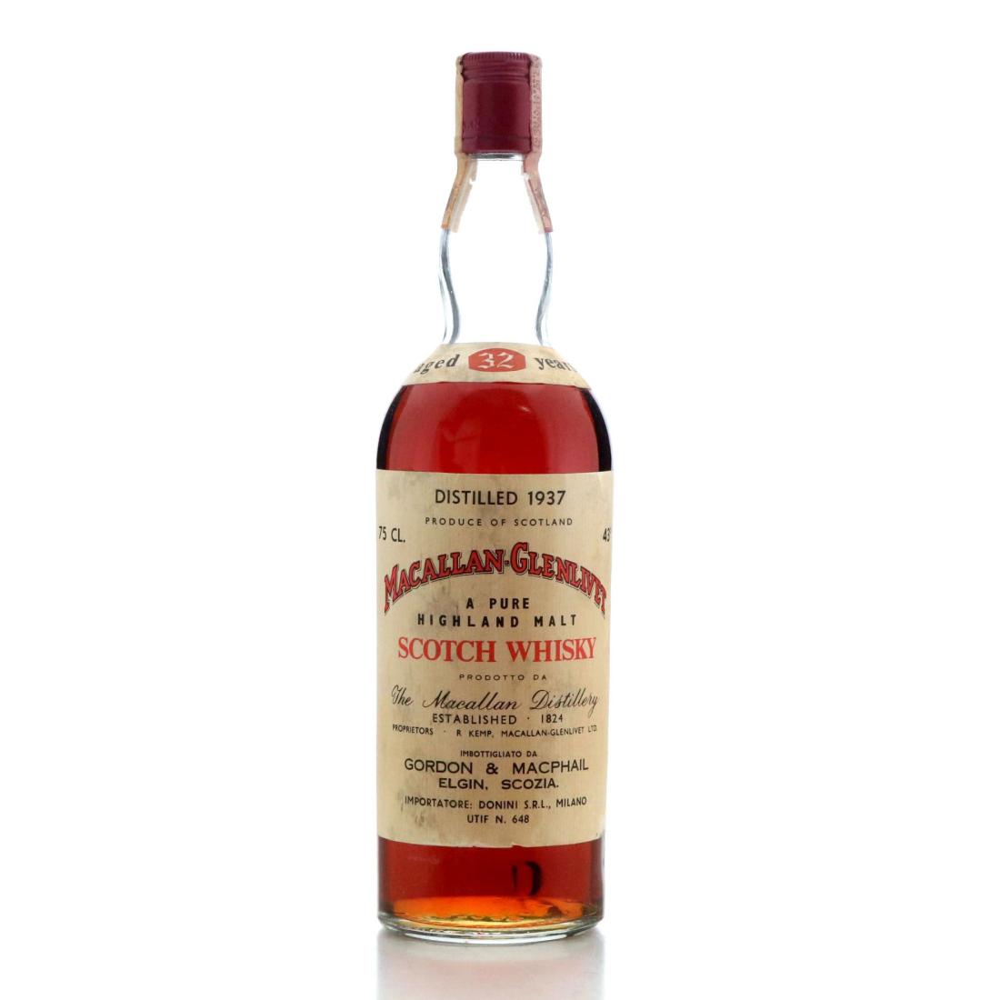 Macallan Fine & Rare 32 Year Old, Sherry Cask, 1969, 43% whisky bottle