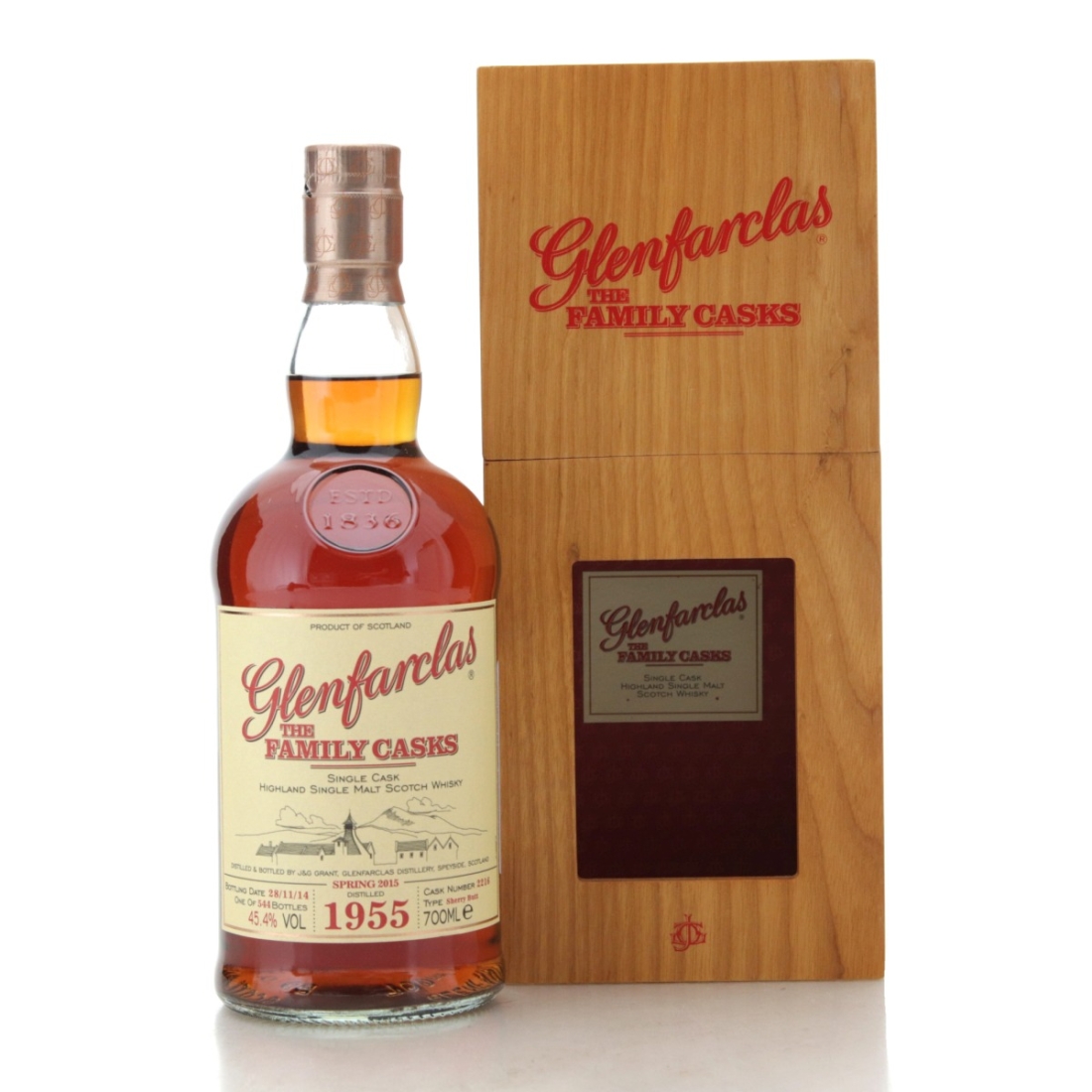 Image for Glenfarclas 1955 Family Cask #2216 / Spring 2015
