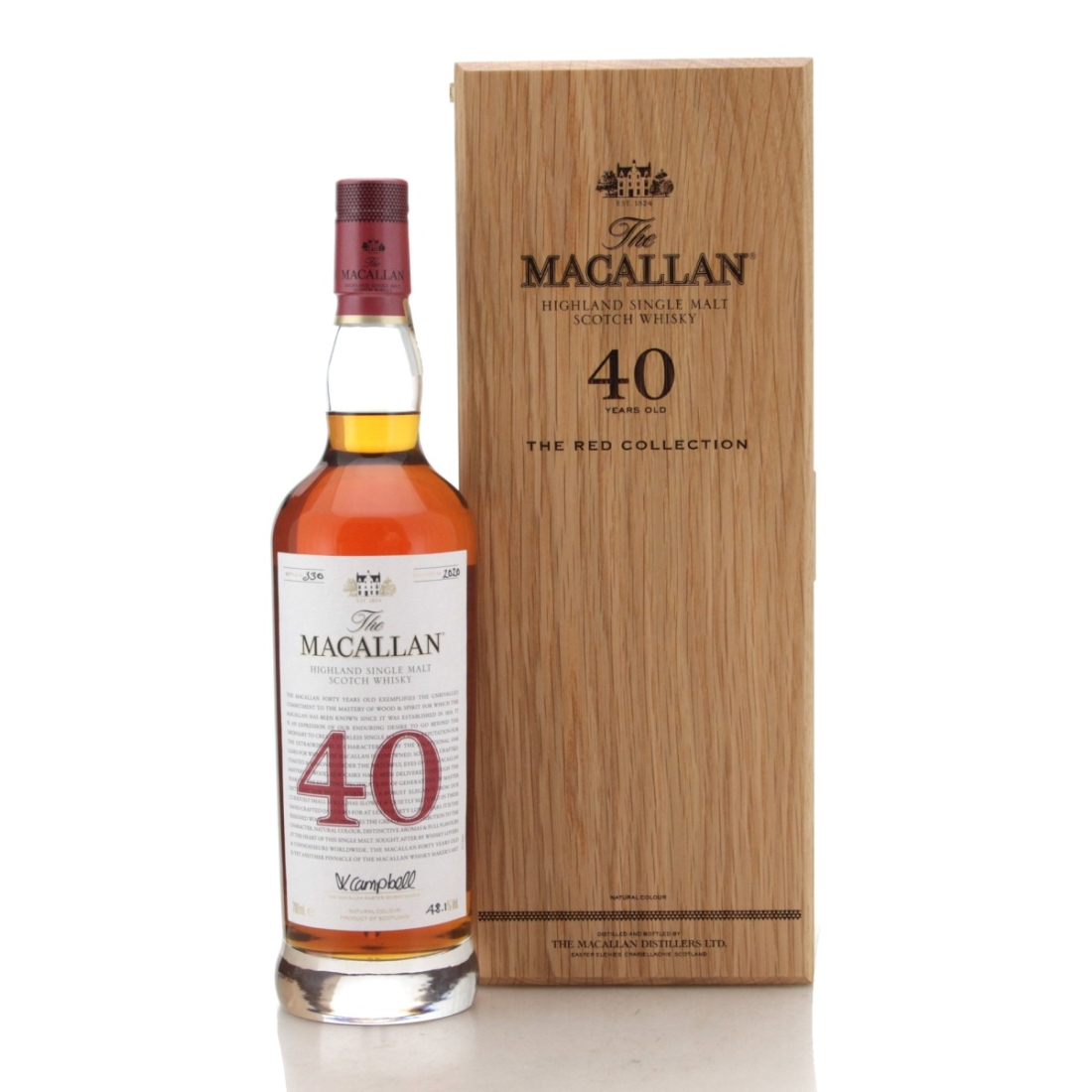 Image for Macallan The Red Collection 40 Year Old