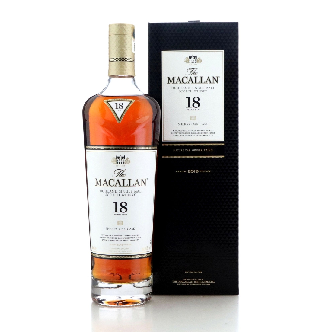 Image for Macallan Sherry Oak Cask 18 Year Old Annual 2019 Release