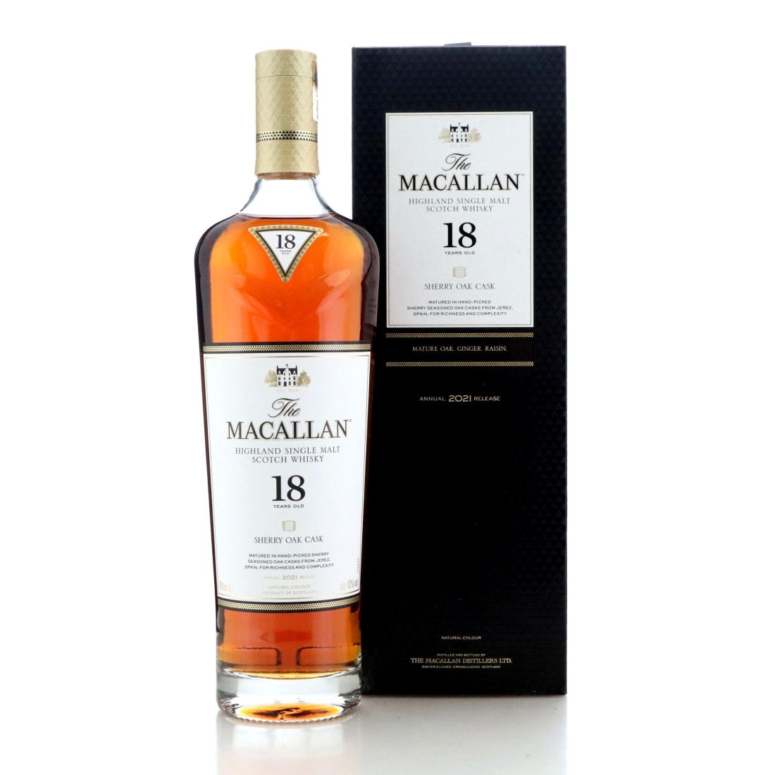 Image for Macallan Sherry Oak Cask 18 Year Old Annual 2021 Release