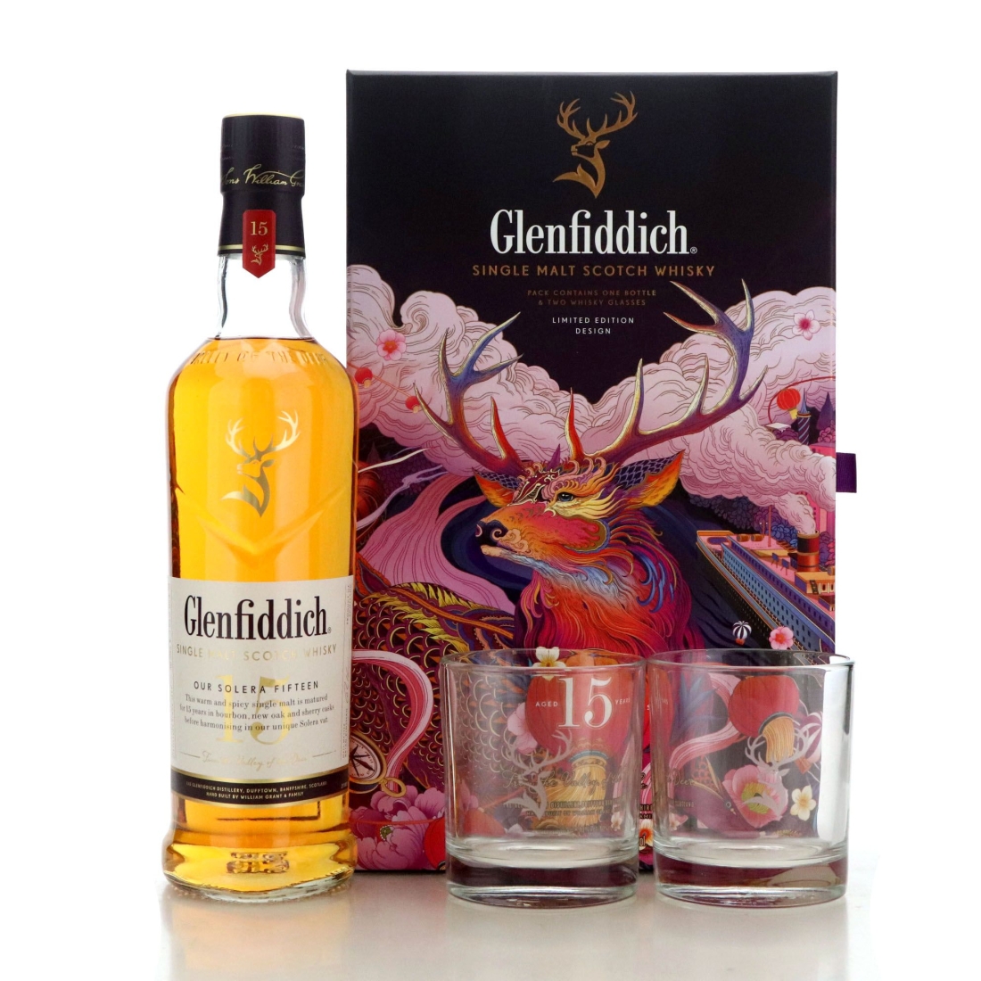 Image for Glenfiddich Our Solera Fifteen 15 Year Old Gift Pack - The Great Homecoming