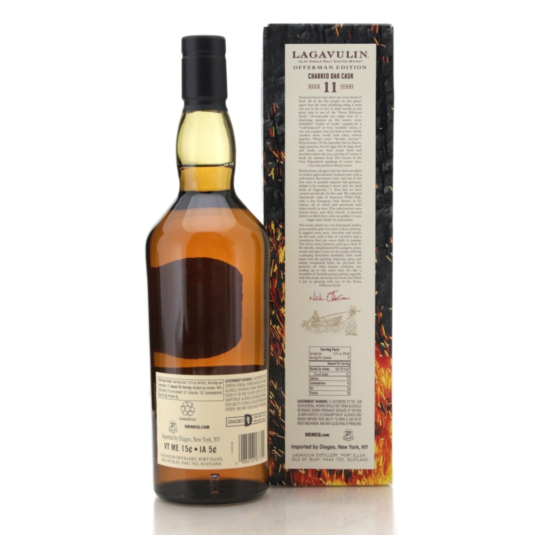 Image for Lagavulin Offerman Edition 11 Year Old Charred Oak Cask 75cl