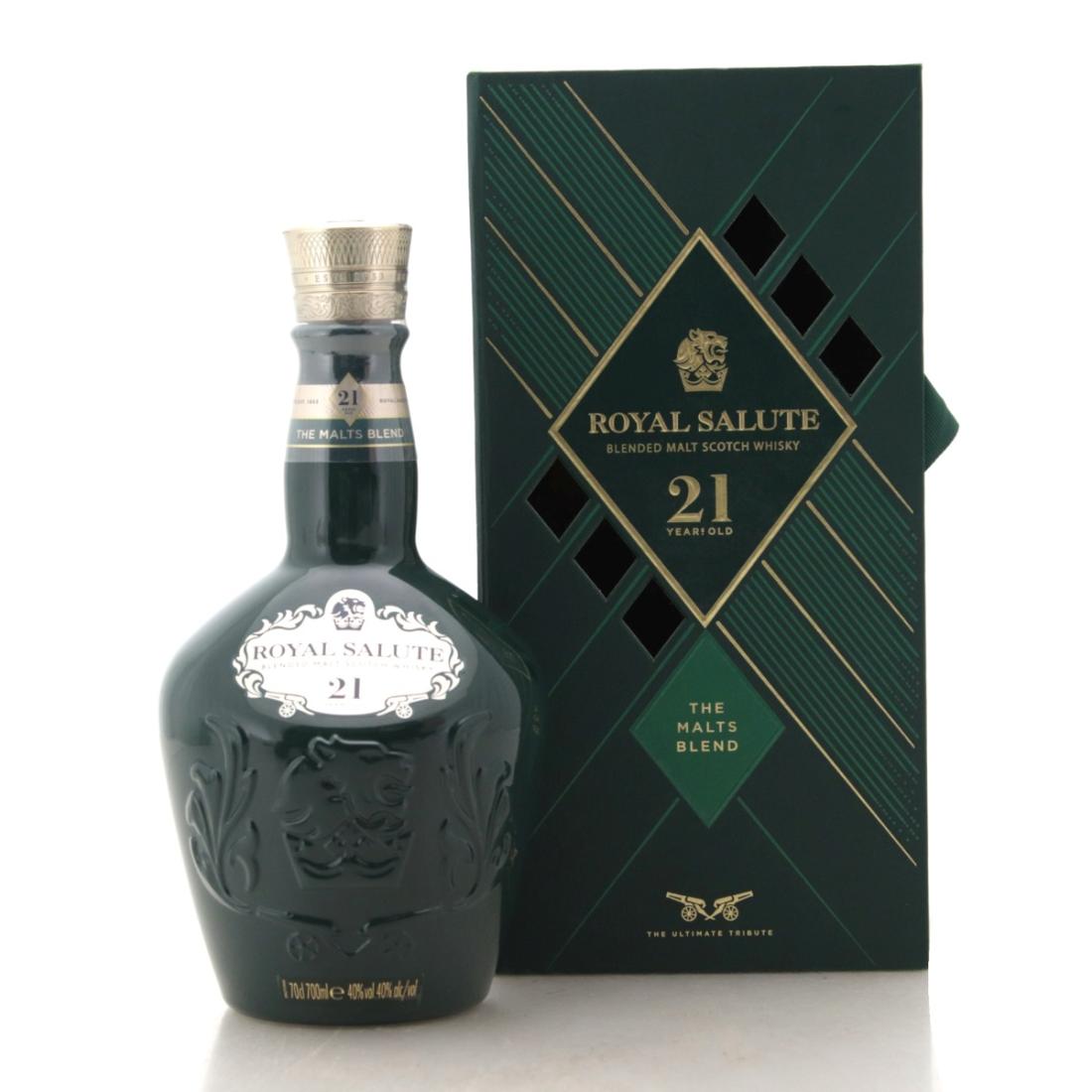 Royal Salute The Malts Blend 21 Year Old Blended Malt, American Oak Cask, 2022, 40% whisky bottle
