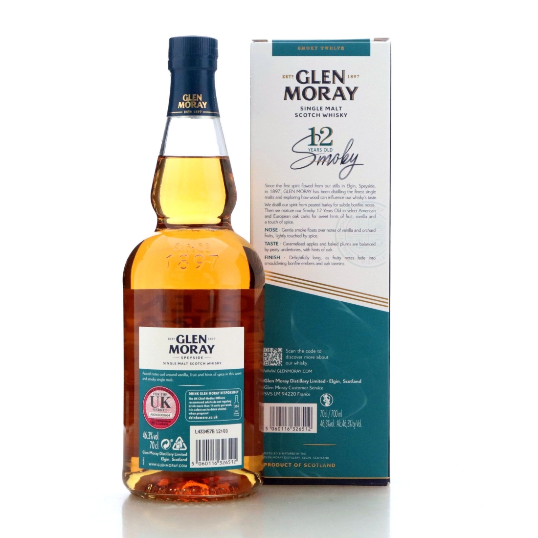 Image for Glen Moray 12 Year Old Smoky