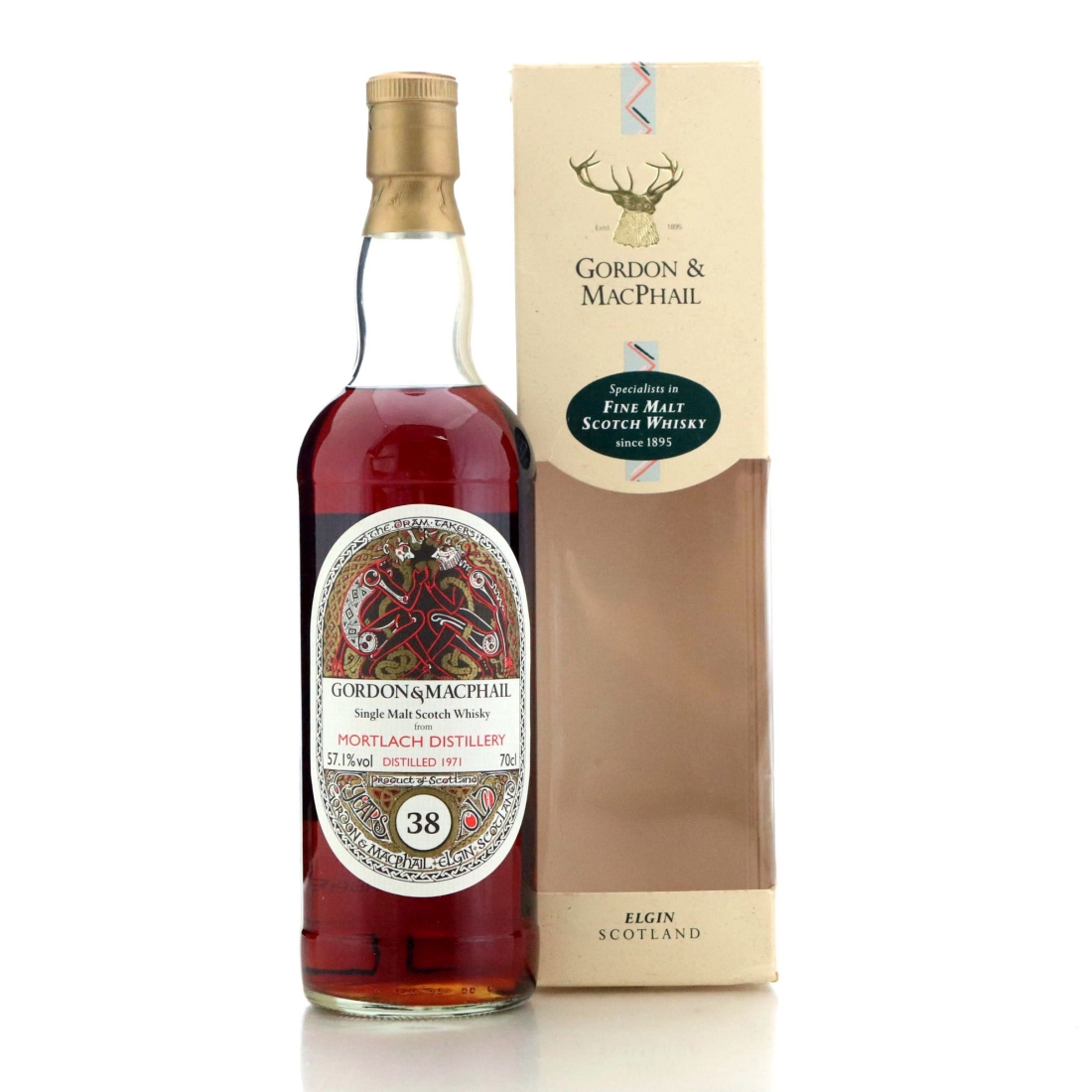 Image for Mortlach 1971 Gordon and MacPhail 38 Year Old 'Book of Kells'