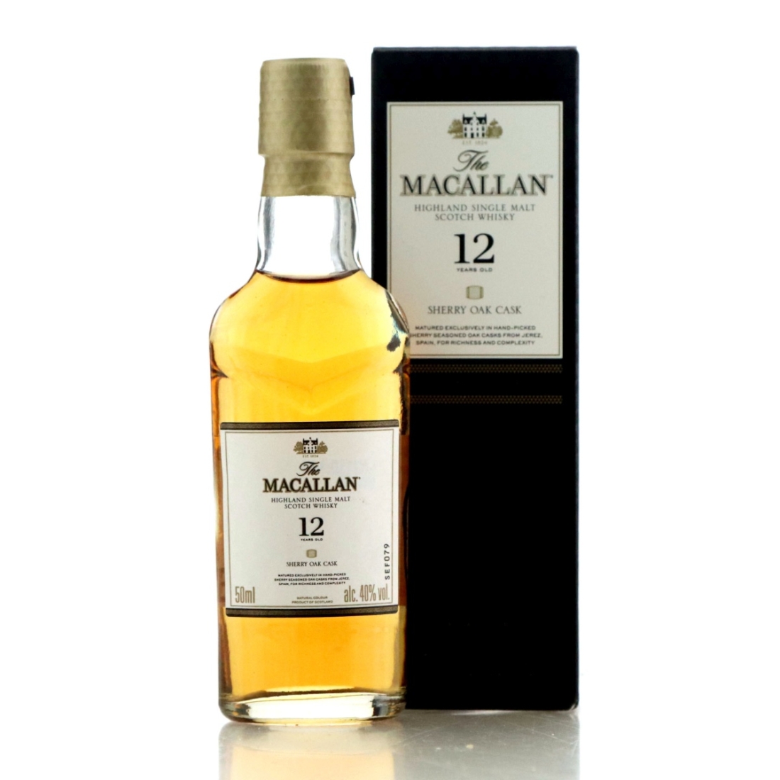 Image for Macallan 12 Year Old Sherry Oak Cask Miniature