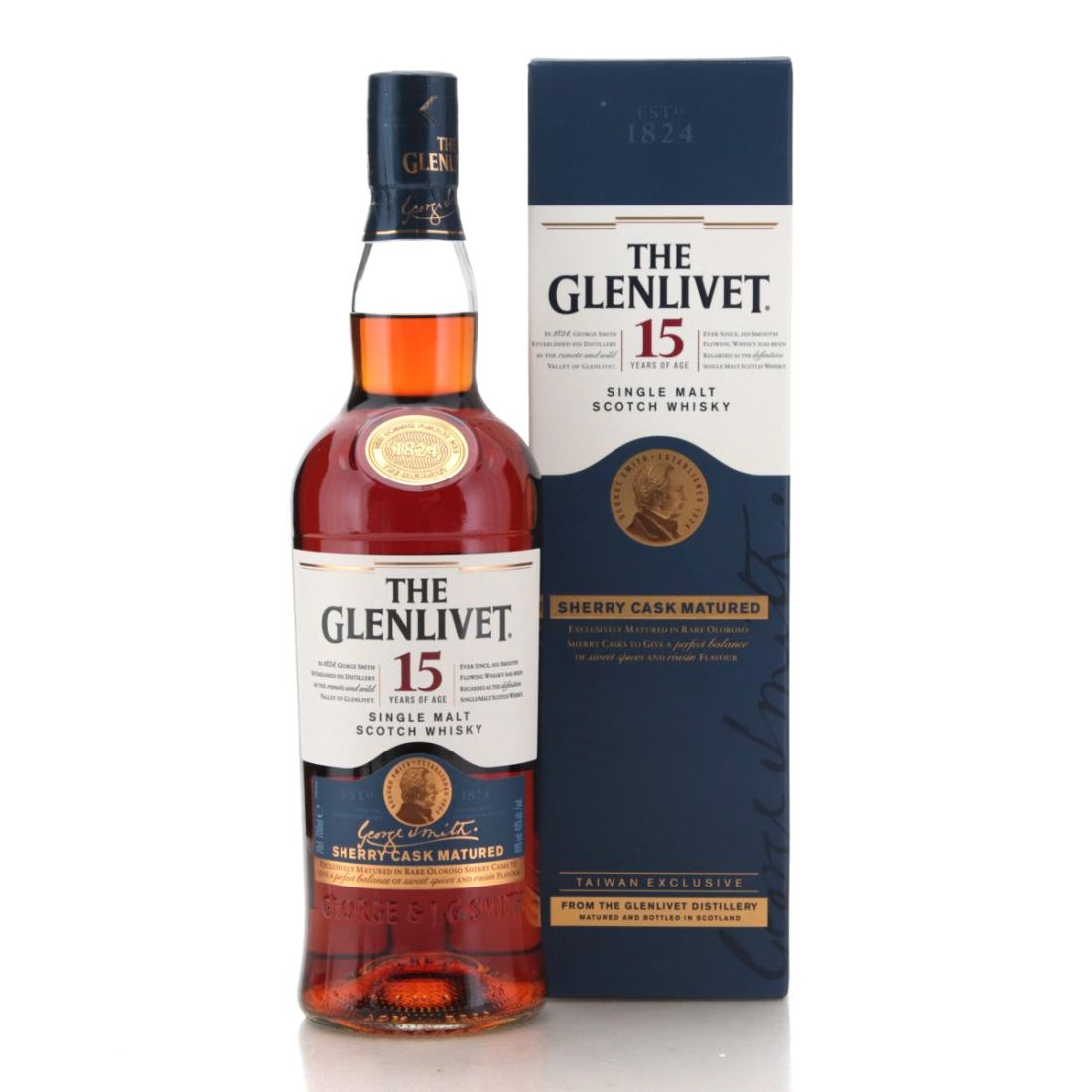 Glenlivet 15 Year Old Sherry Cask Taiwan