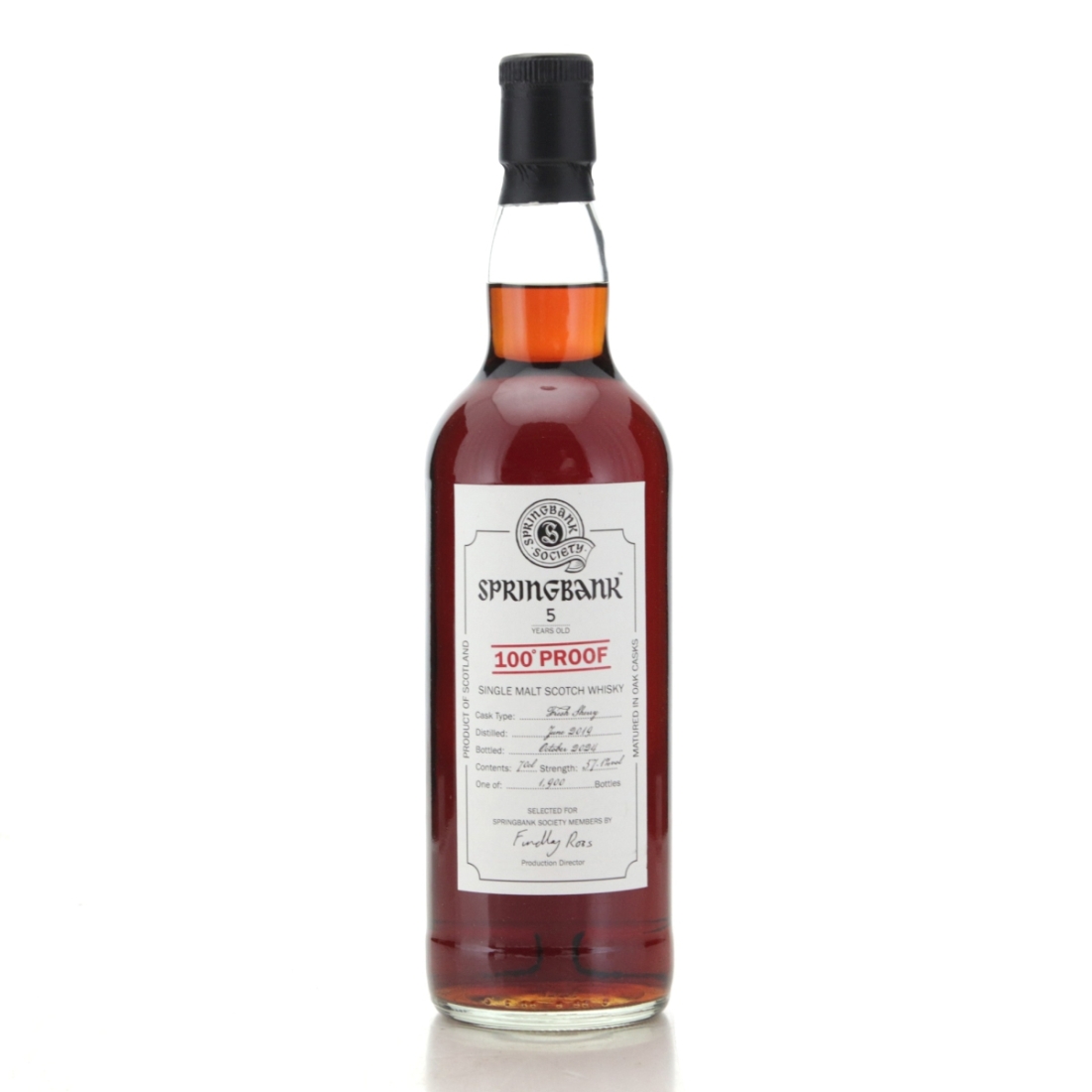 Image for Springbank 2019 100° Proof 5 Year Old