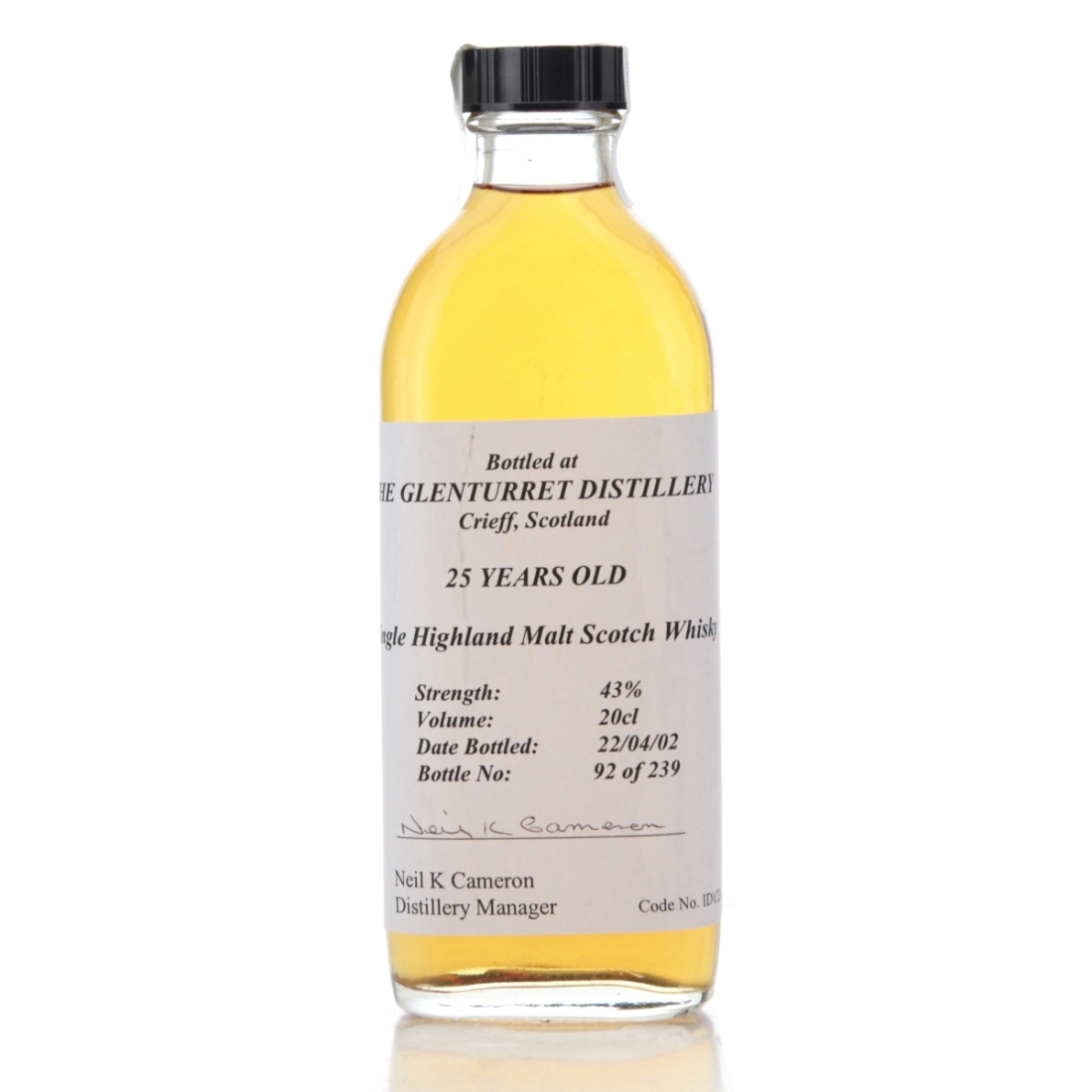 Image for Glenturret 25 Year Old Distillery Bottling 2002