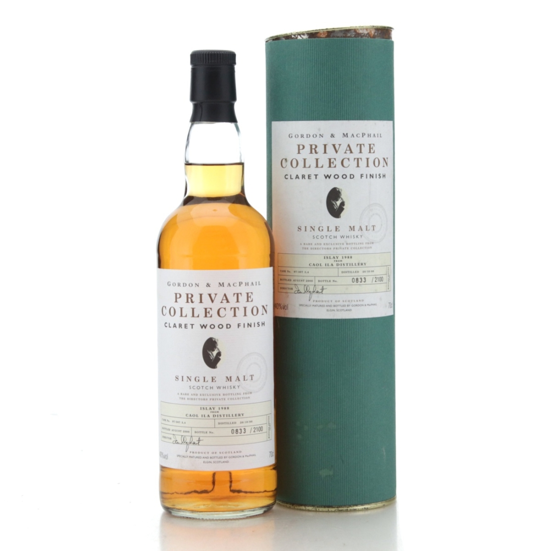 Image for Caol Ila 1988 Private Collection - Claret Wood Finish