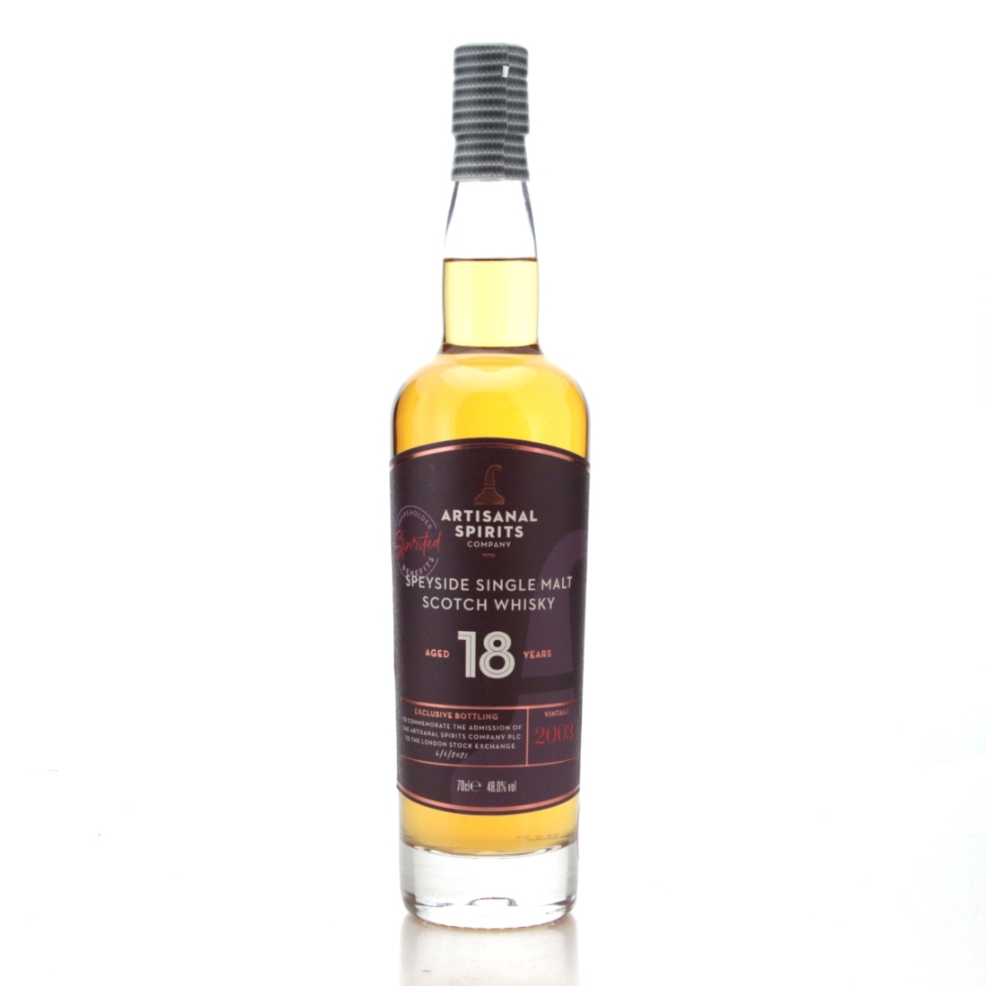 Image for Speyside Single Malt 2003 Spirited Shareholder Benefits 18 Year Old