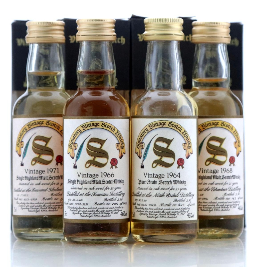 Image for Signatory Vintage Miniature x 4