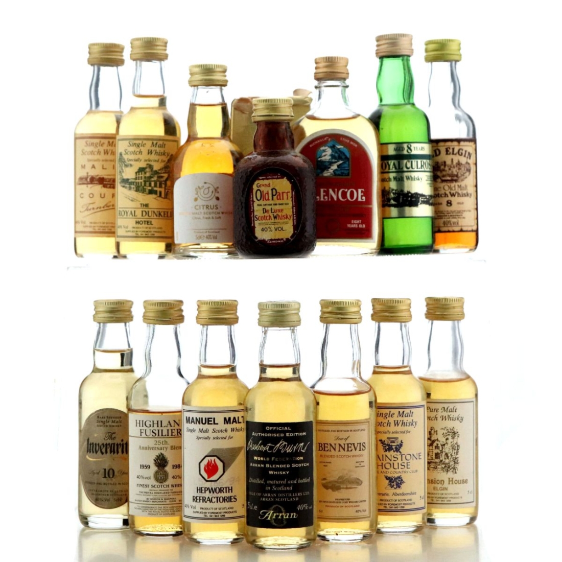 Image for Scotch Whisky Miniature x 14