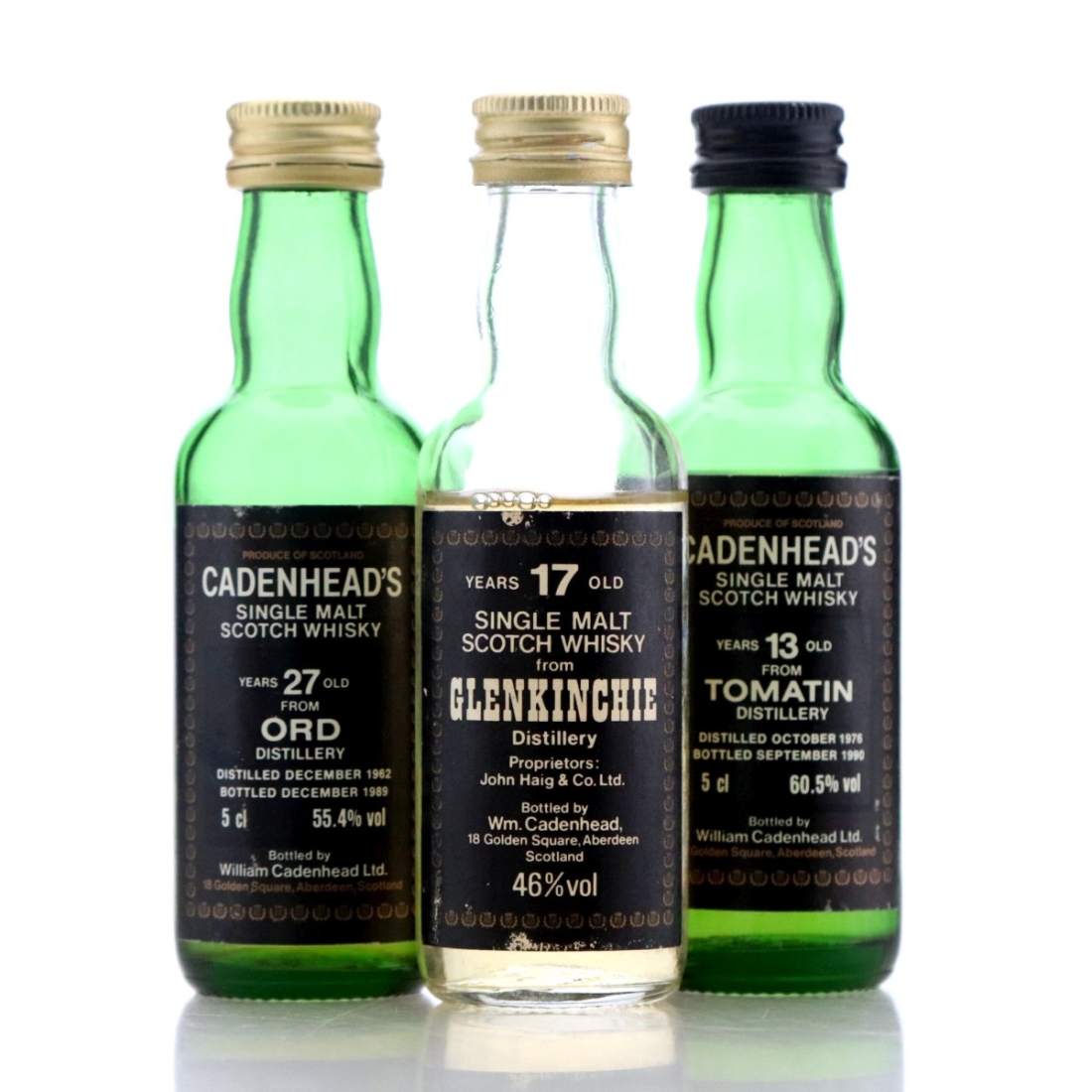 Image for Cadenhead's Miniature x 3