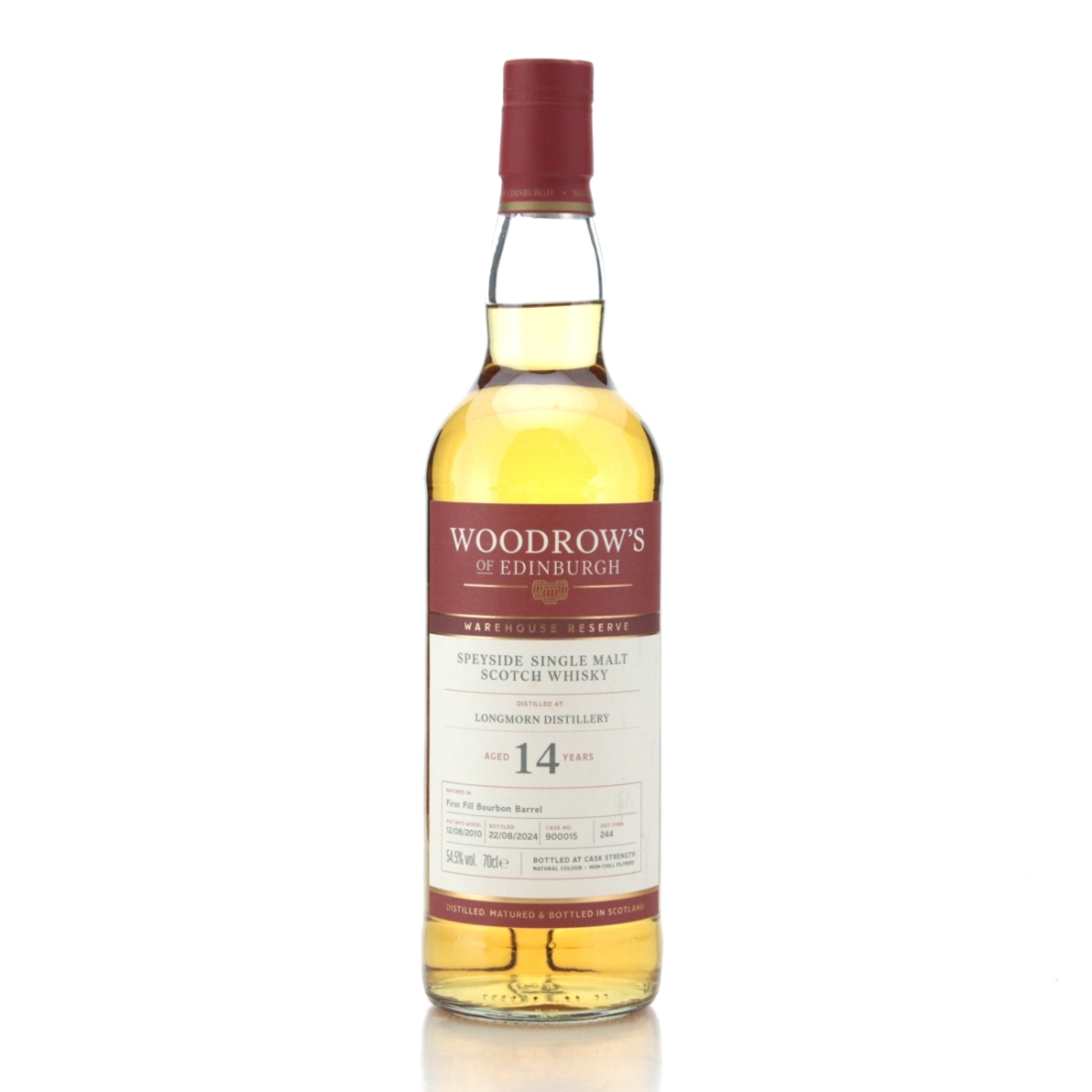 Image for Longmorn 2010 Woodrow's of Edinburgh 14 Year Old
