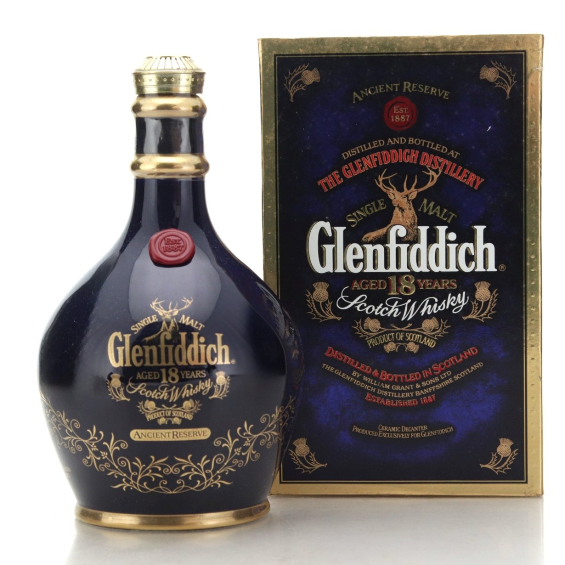 Image for Glenfiddich Ancient Reserve 18 Year Old - Spode Decanter