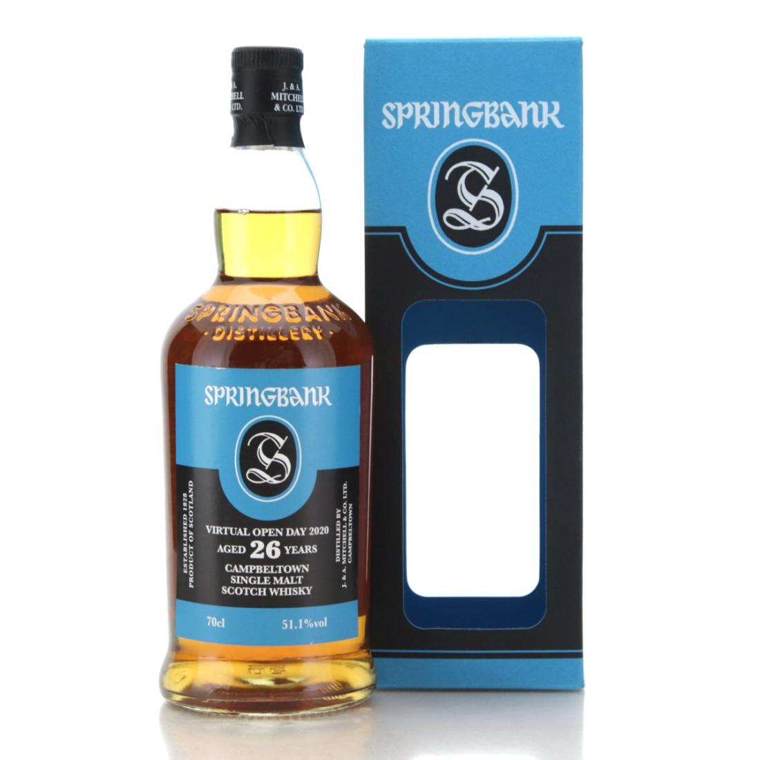 Springbank 1993 Bourbon Casks 26 Virtual Open Day 2020
