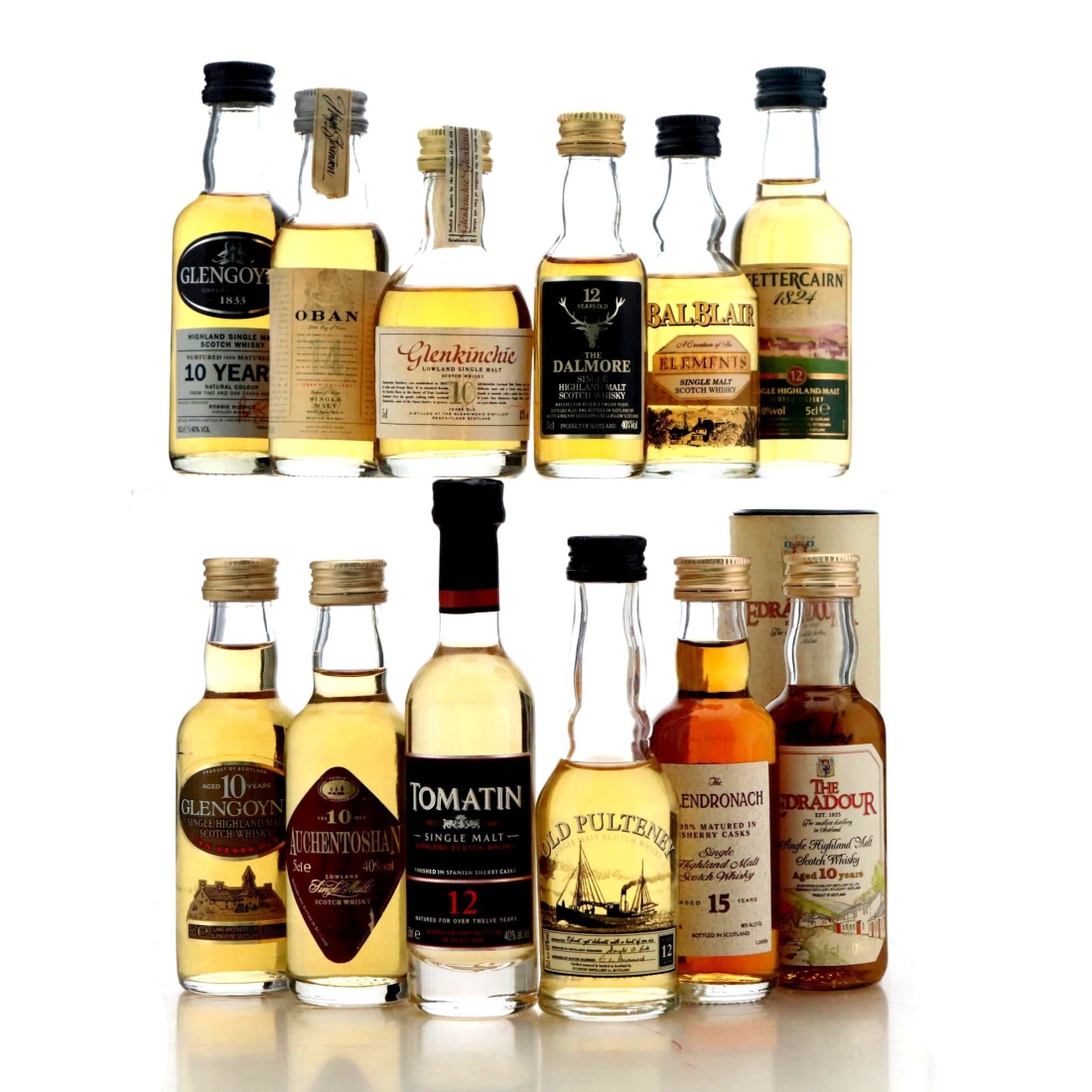 Image for Highland & Lowland Single Malt Miniature x 12