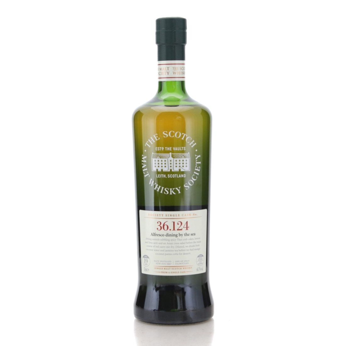 Image for Benrinnes 1997 SMWS 19 Year Old 36.124 - Alfresco dining by the sea