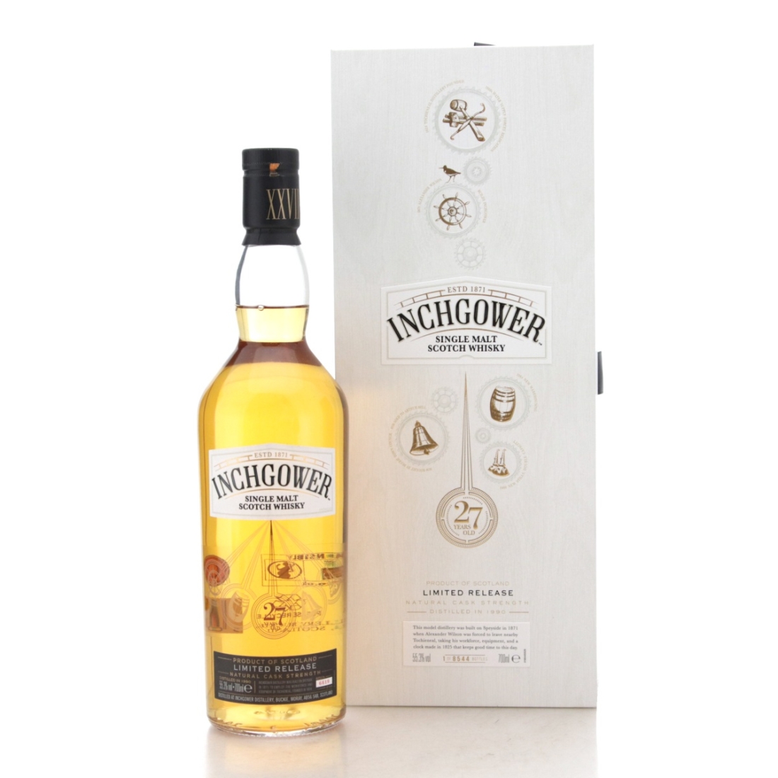 Image for Inchgower 1990 Cask Strength 27 Year Old