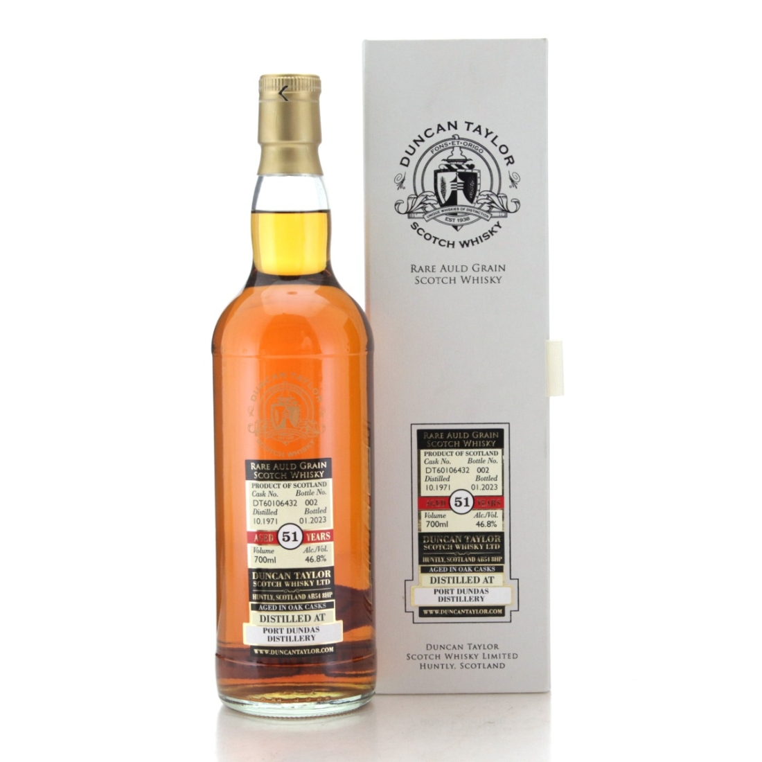 Image for Port Dundas 1971 Rare Auld 51 Year Old