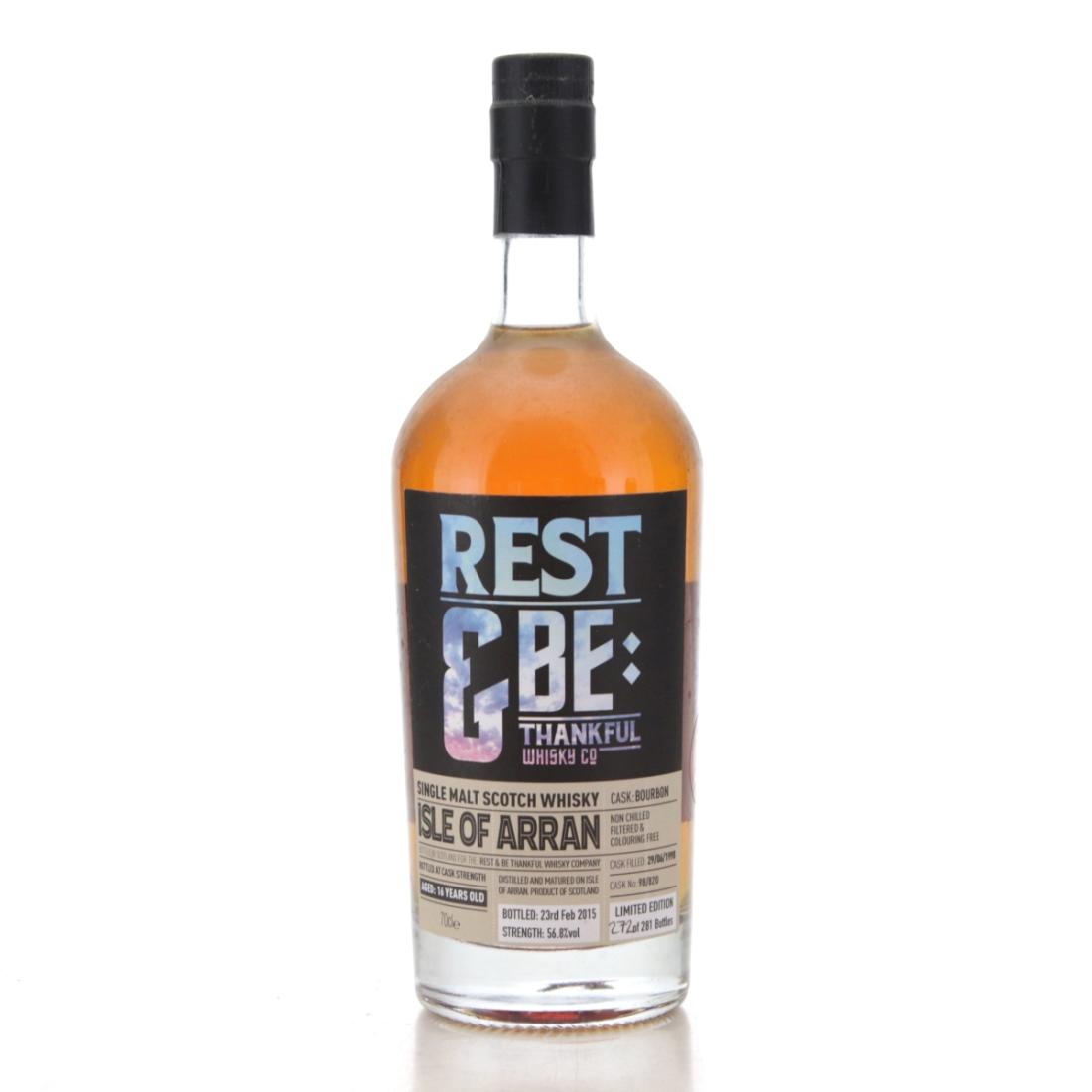 Arran 1998 Rest Be Thankful Whisky Co 16 Year Old