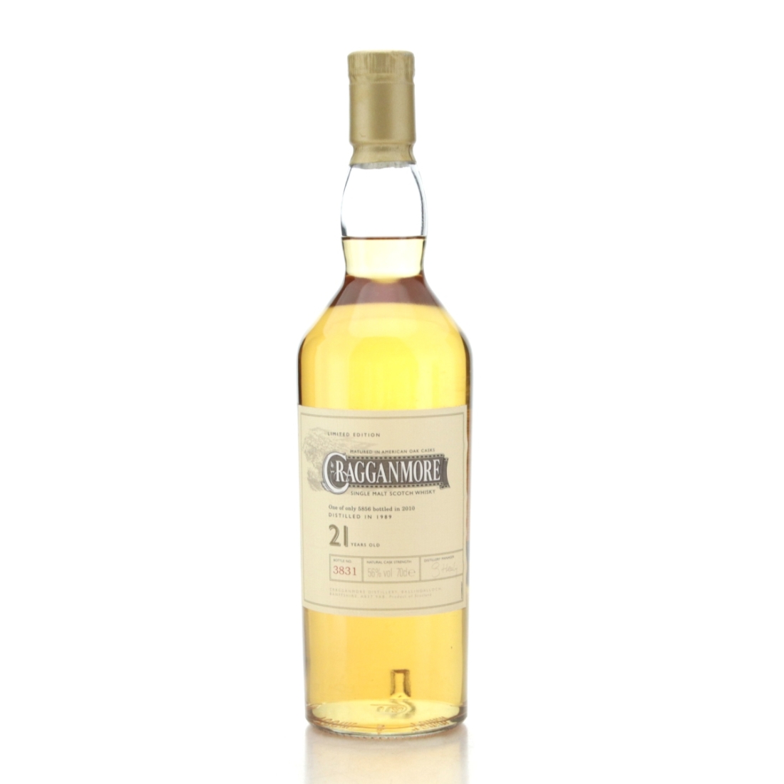 Image for Cragganmore 1989 Cask Strength 21 Year Old