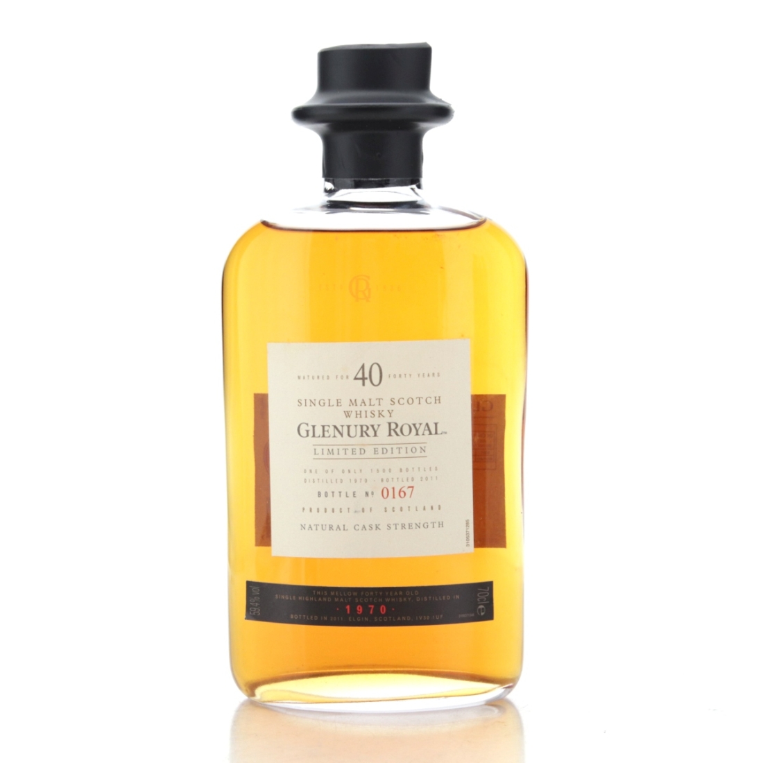 Image for Glenury Royal 1970 Natural Cask Strength 40 Year Old