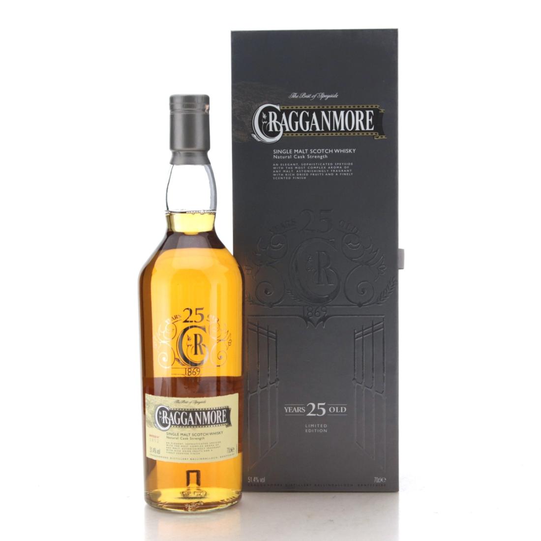 Cragganmore 25 Year Old Natural Cask Strength