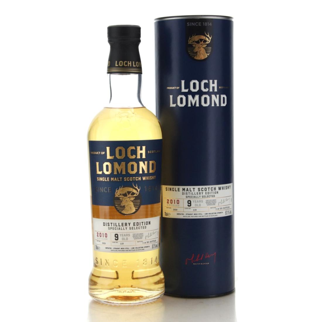 Loch Lomond Distillery Edition 9 Year Old, American Oak Cask, Cask #119, 2020, 57.1% whisky bottle