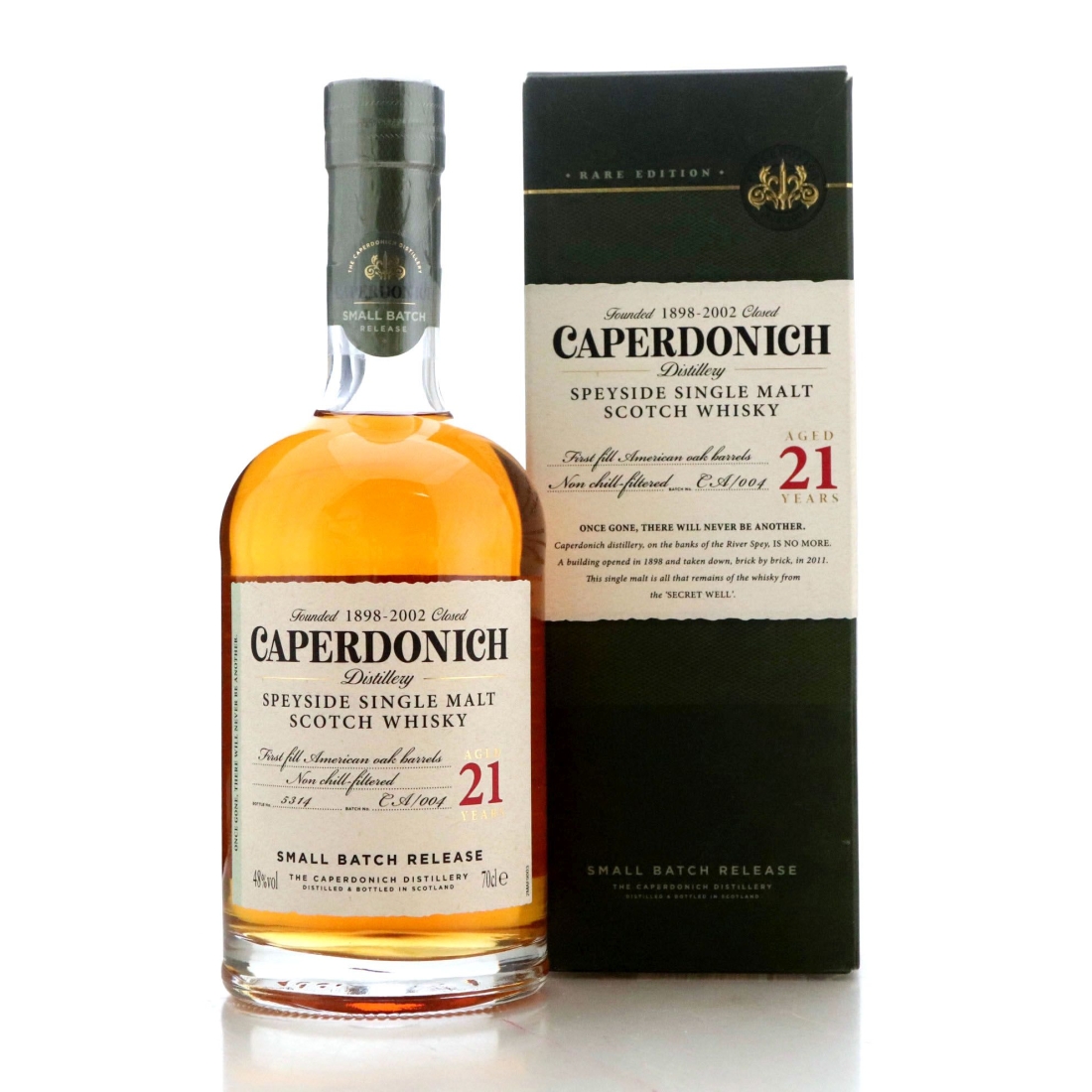 Image for Caperdonich 21 Year Old Small Batch Release - Batch 004