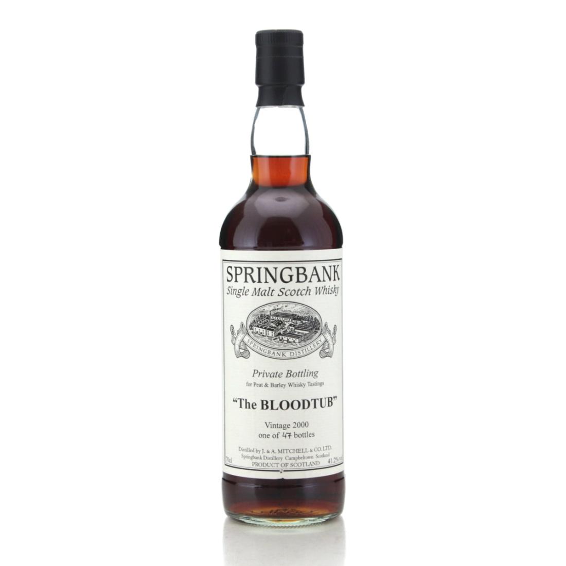 Springbank 2000 Private Bottling The Bloodtub Peat Barley Whisky Tastings