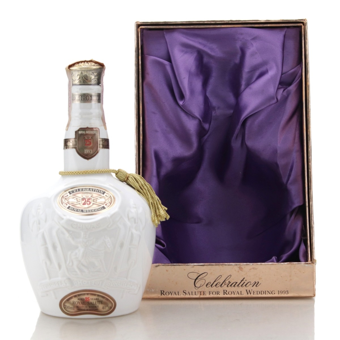 Image for Chivas Regal 25 Year Old Royal Salute for Royal Wedding 1993 - Marriage of Japanese Crown Prince