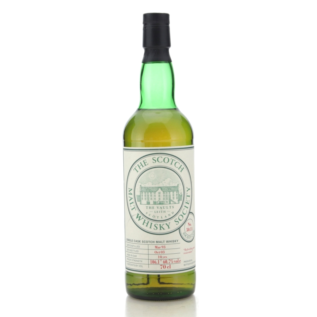 Image for Bladnoch 1993 SMWS 10 Year Old 50.11 - Refreshing and restorative
