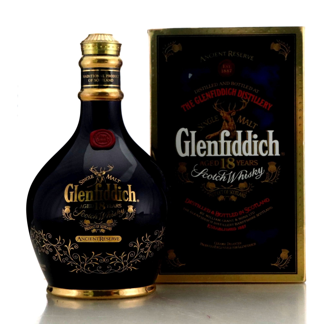 Image for Glenfiddich Ancient Reserve 18 Year Old - Spode Decanter