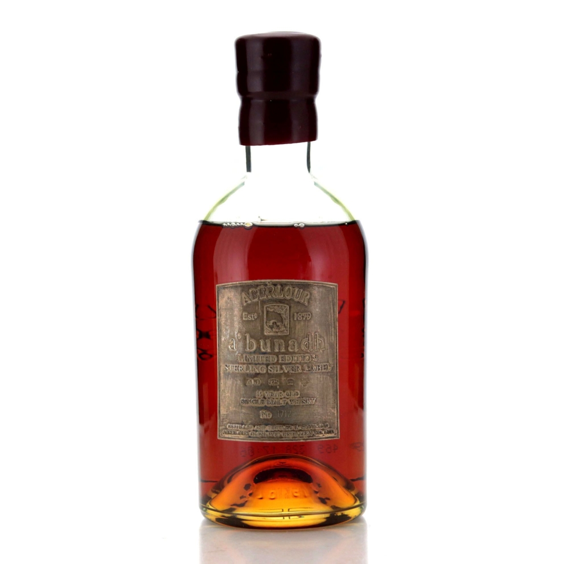 Image for Aberlour A'Bunadh 12 Year Old Sterling Silver Label