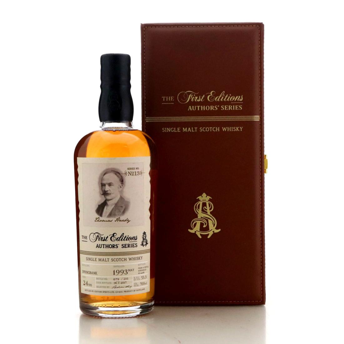 Springbank 1993 First Editions 24 Authors Series Thomas Hardy