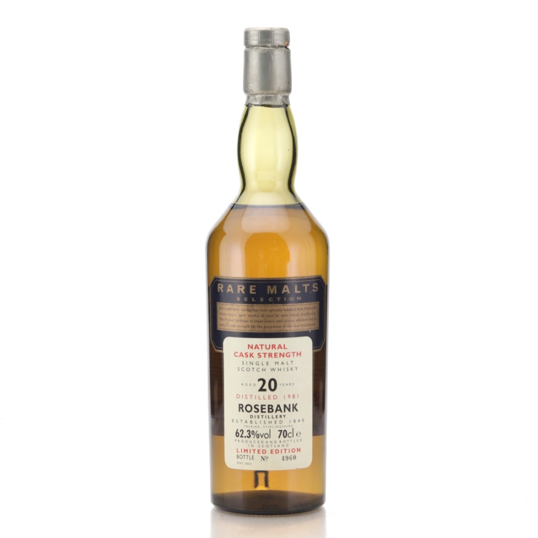 Image for Rosebank 1981 Rare Malts Selection 20 Year Old - 62.3%