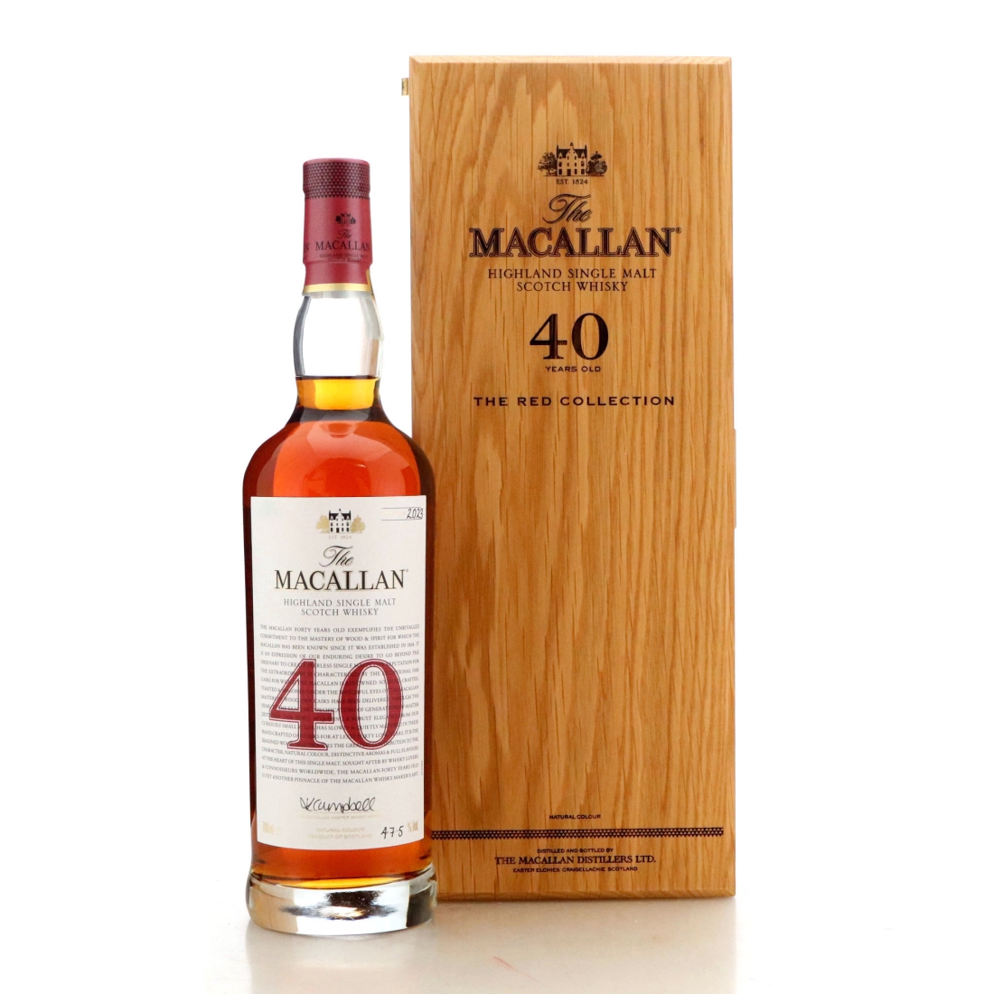Image for Macallan The Red Collection 40 Year Old
