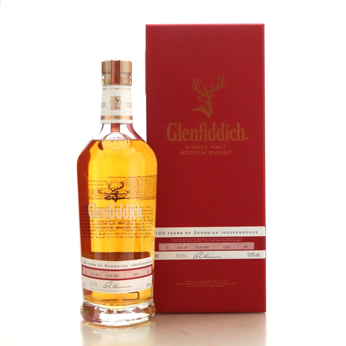 Image for Glenfiddich 1991 26 Year Old - 100 Years Of Georgian Independence