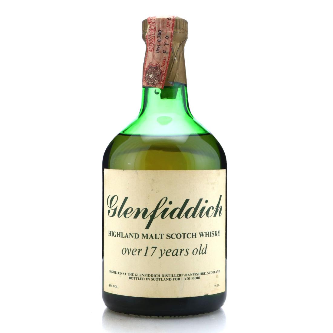 Glenfiddich 17 Year Old Nadi Fiori 1980s Signed