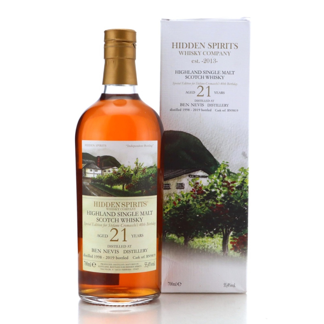 Image for Ben Nevis 1998 Special Edition 21 Year Old - Stefano Cremaschi 40th Birthday