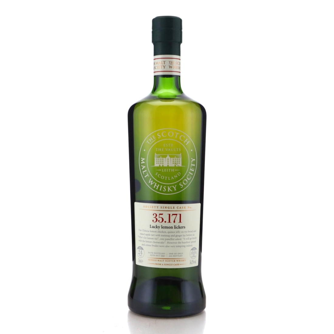 Image for Glen Moray 1991 SMWS 24 Year Old 35.171 - Lucky lemon lickers