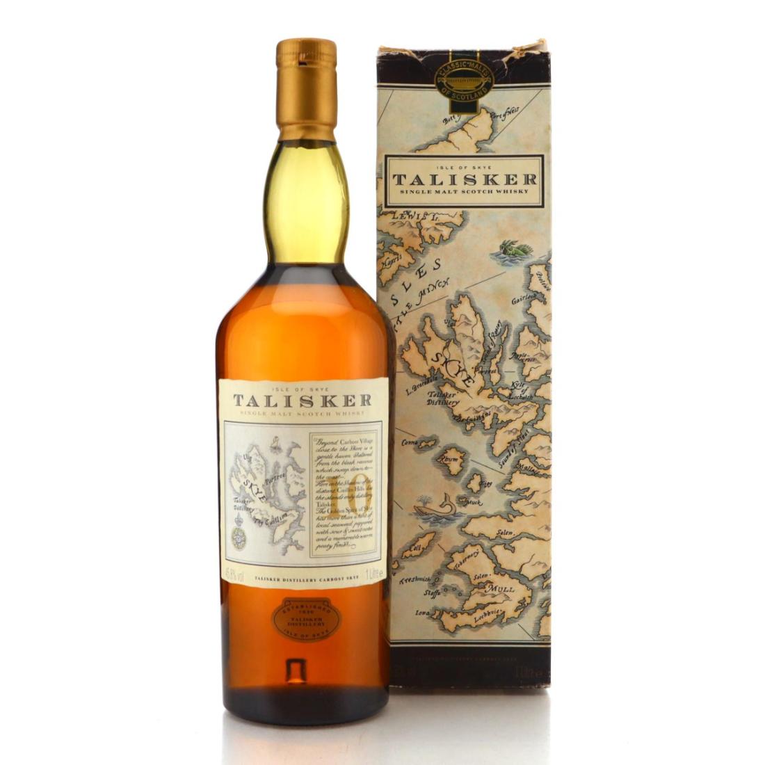 Talisker 10 Years Old Map 10 Year Old, American & European Oak Cask, 45.8%, 1L whisky bottle