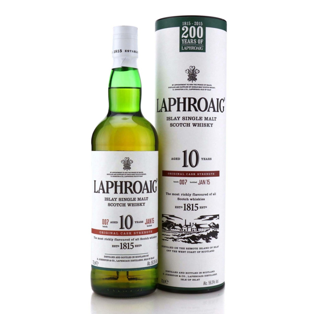 Image for Laphroaig 10 Year Old Cask Strength Batch #007 