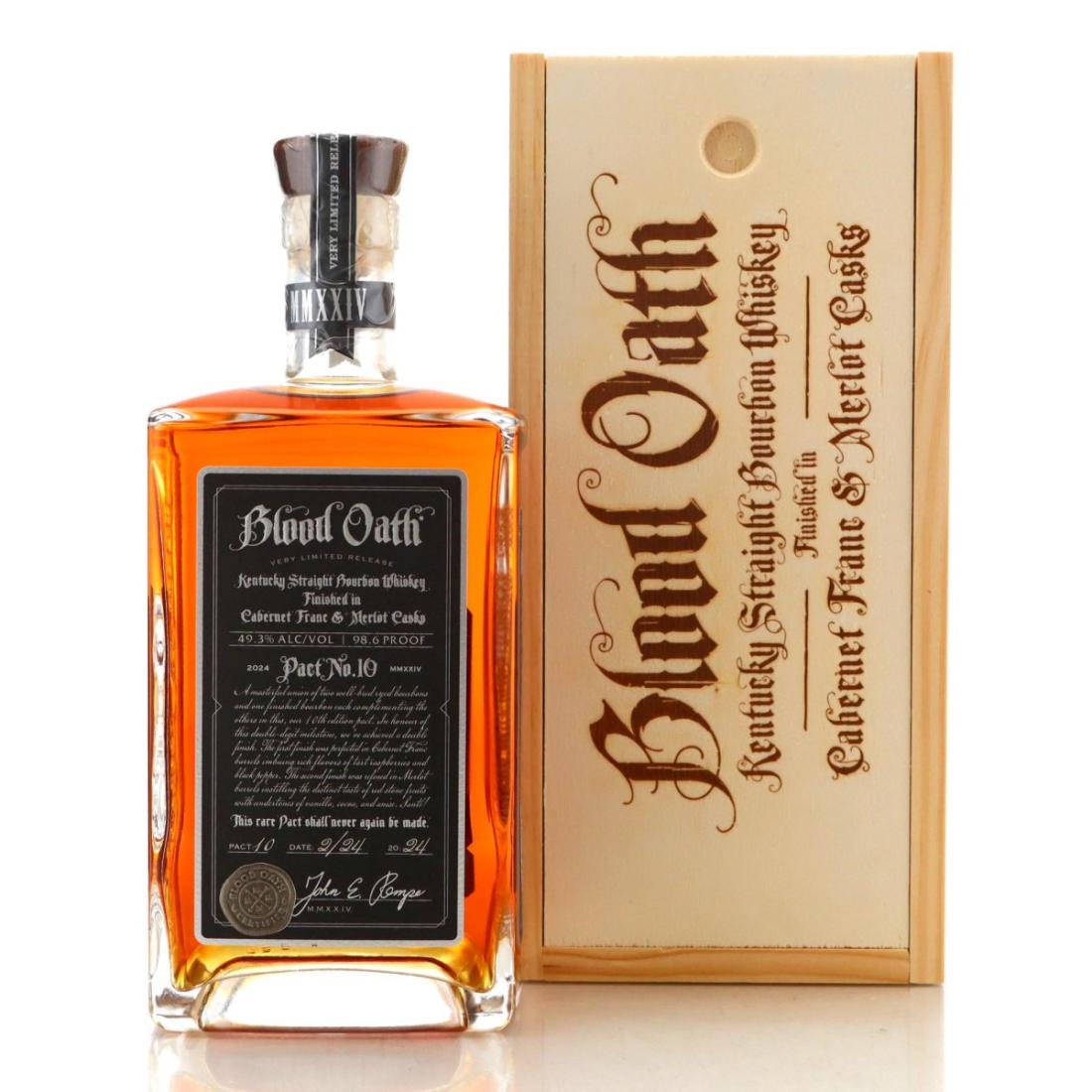 Blood Oath Pact No10 Kentucky Straight Bourbon