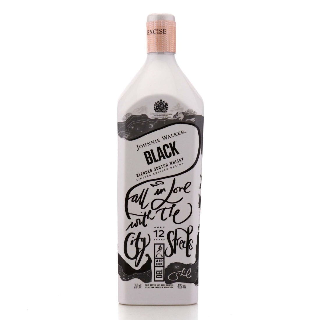 Image for Johnnie Walker Black Label 12 Year Old DEL Air Ink