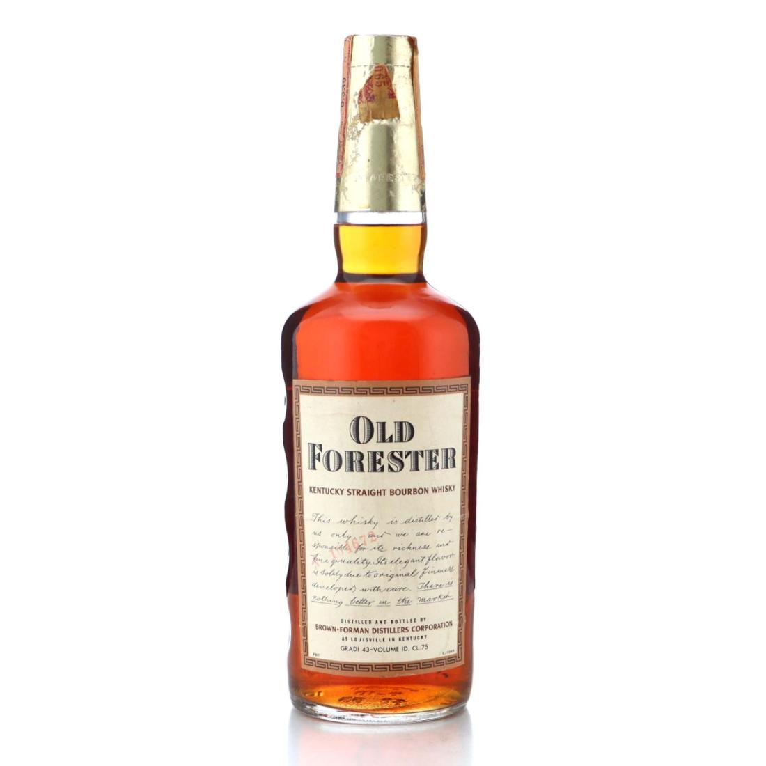 Old Forester Kentucky Straight Bourbon 1965