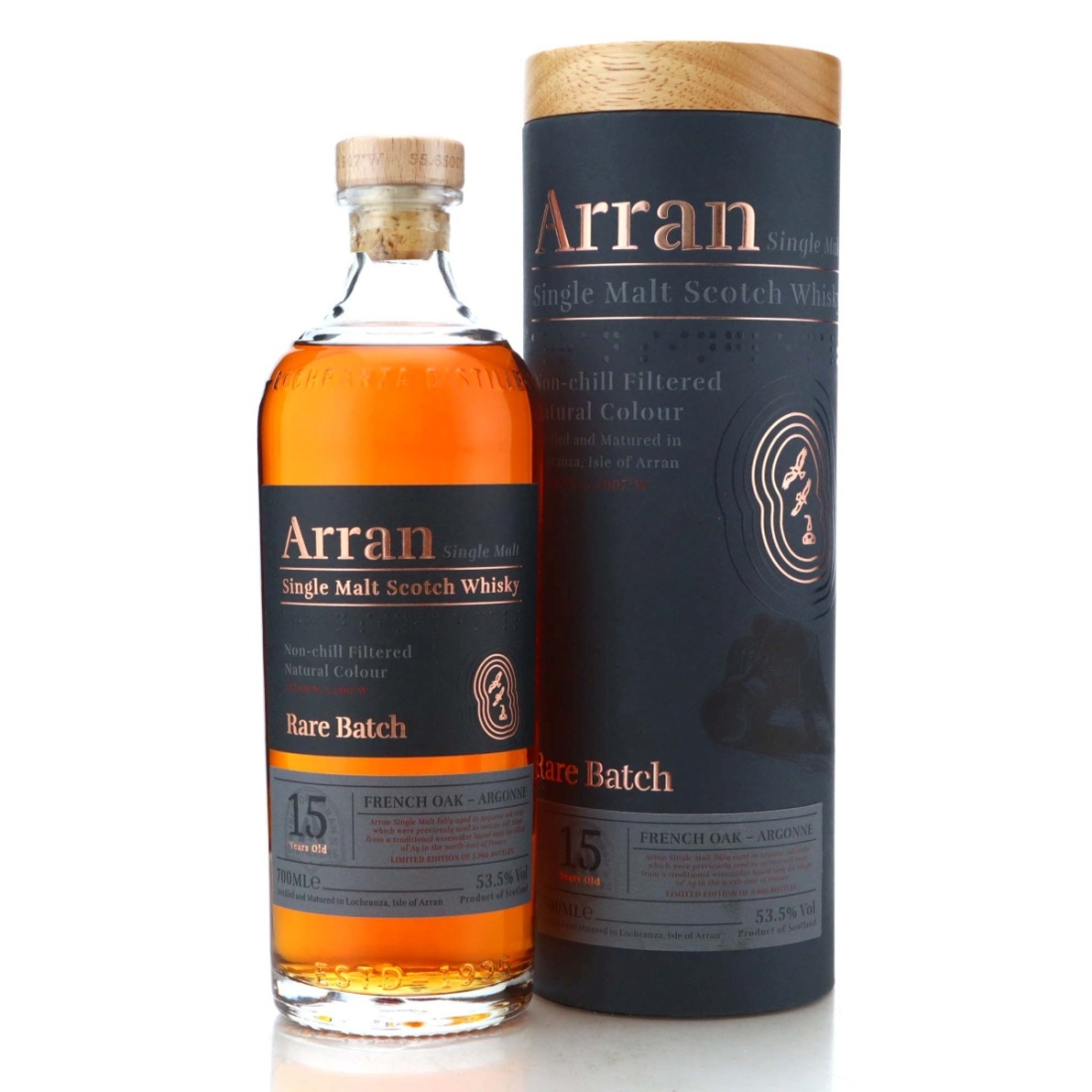 Image for Arran Rare Batch 15 Year Old French Oak - Argonne